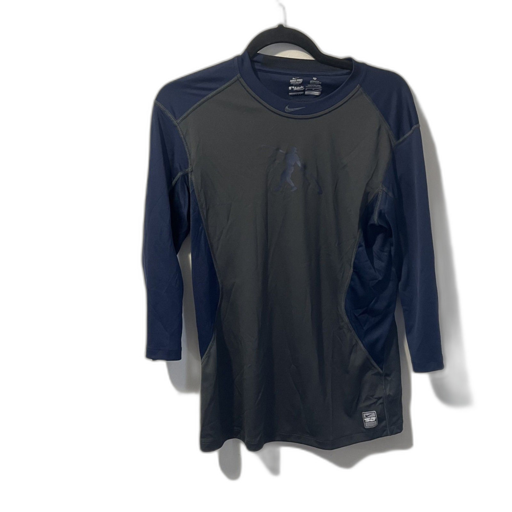 Nike Pro Combat Shirt Men's Ken Griffey Jr Swingman 3/4 Sleeve Baseball Size M
